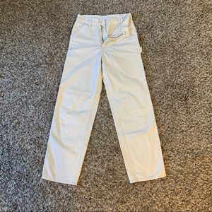 brandy melville white painter’s pants